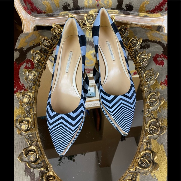 Nicholas Kirkwood Shoes - Nicholas Kirkwood Zig Zag Suede Pumps